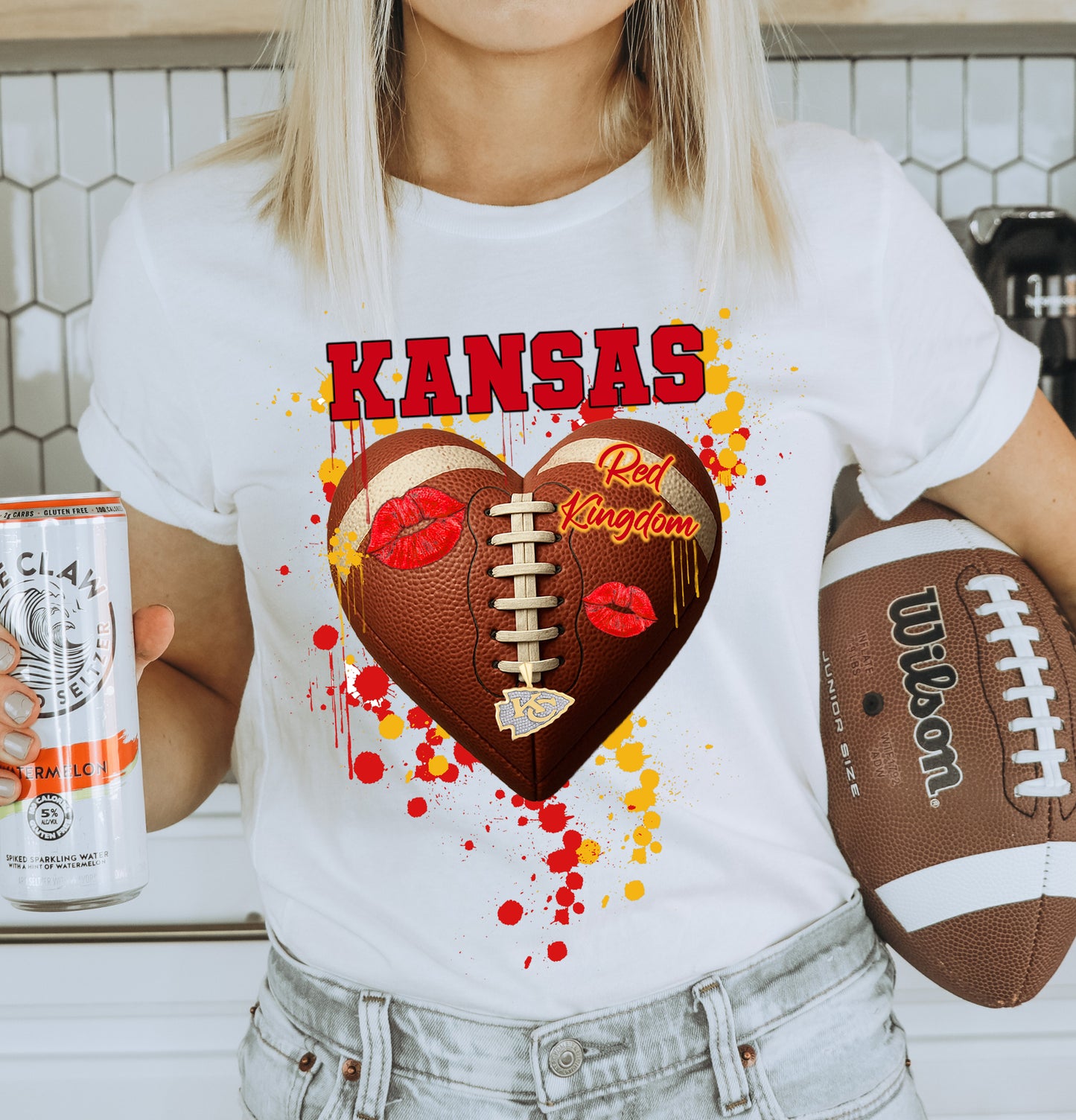 Heart KC Tee Sweatshirt Tank