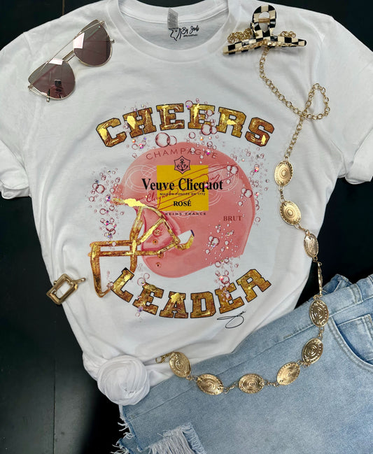 Football Cheerleader Champagne
