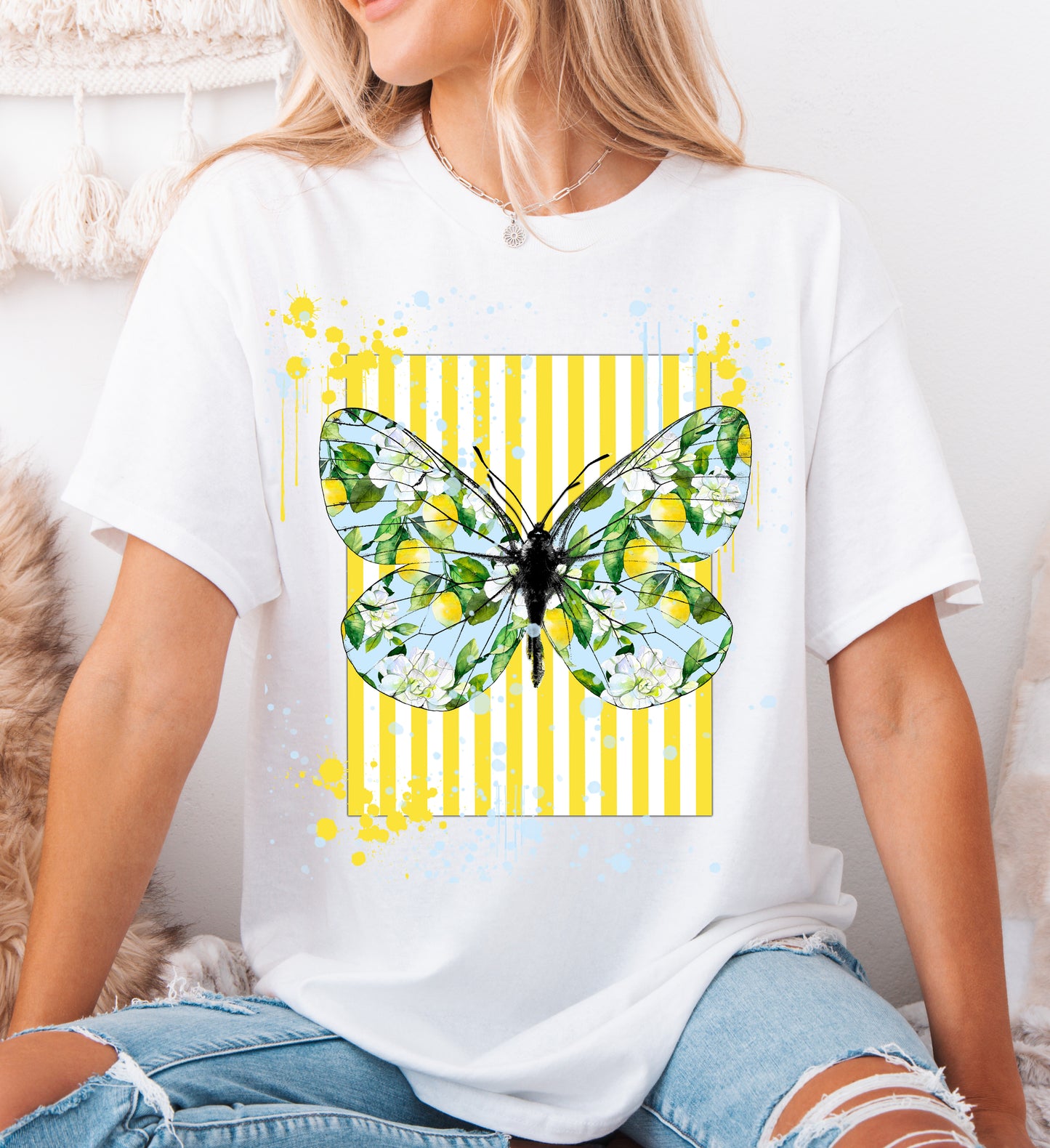 Lemon Fly Tee Sweatshirt