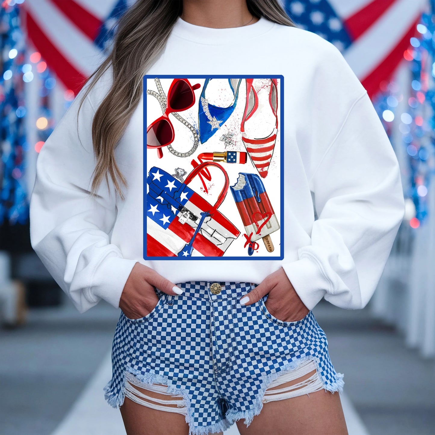 Miss America Tee Sweatshirt