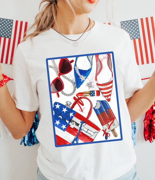 Miss America Tee Sweatshirt