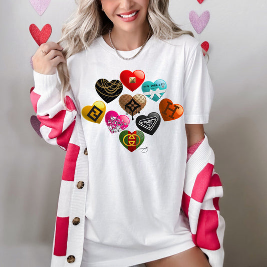 Fashion Love Valentines Day T-shirt