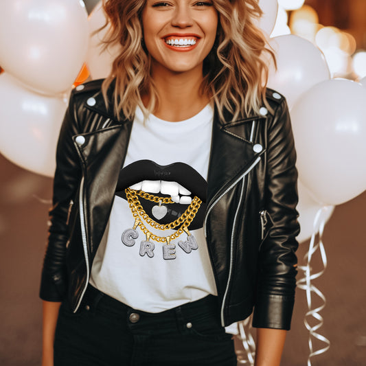 Crew Lips Tee Sweatshirt